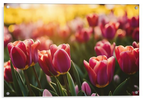 Tulips Acrylic by CC Designs