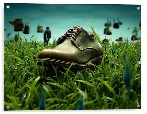 Dont Let The Grass Grow Under Your Feet Acrylic by Steve Smith