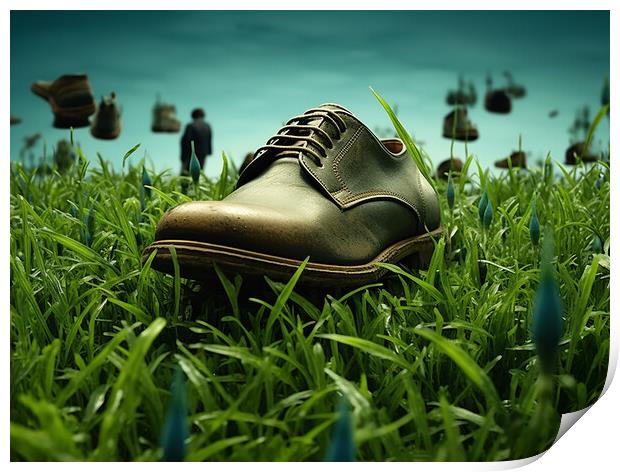 Dont Let The Grass Grow Under Your Feet Print by Steve Smith