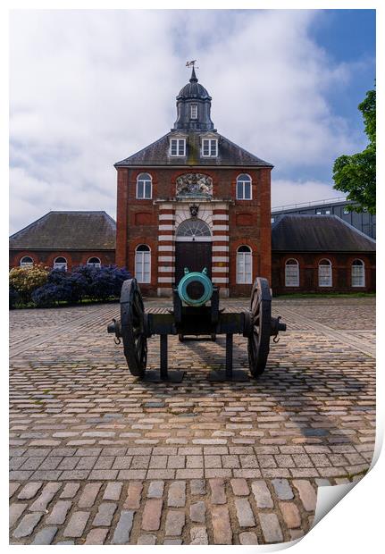 Spring at Royal Brass Foundry in Arsenal Riverside Print by Steve Heap