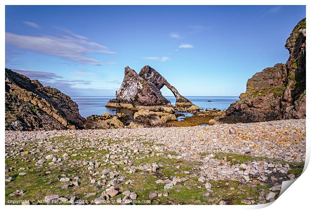 Bow Fiddle Rock - Scotland Print by Azhar Fajurdeen