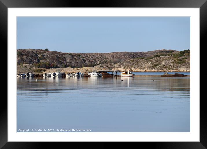 Early Morning Calm, Reso, Sweden. Framed Mounted Print by Imladris 