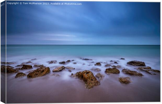 Tranquil Sea Long Exposure Canvas Print by Tom McPherson