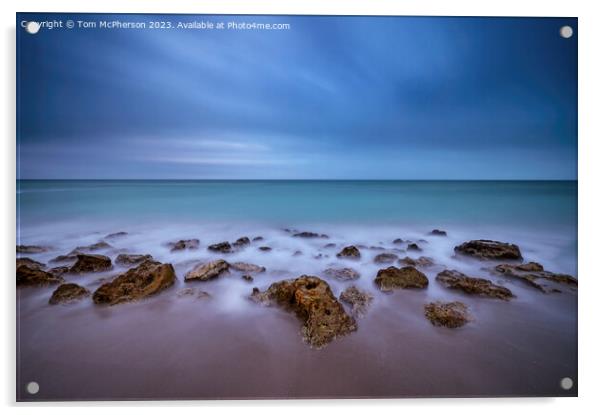 Tranquil Sea Long Exposure Acrylic by Tom McPherson