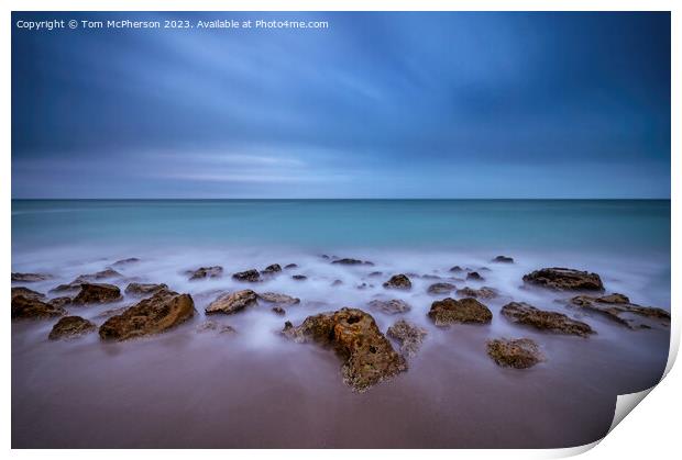 Tranquil Sea Long Exposure Print by Tom McPherson
