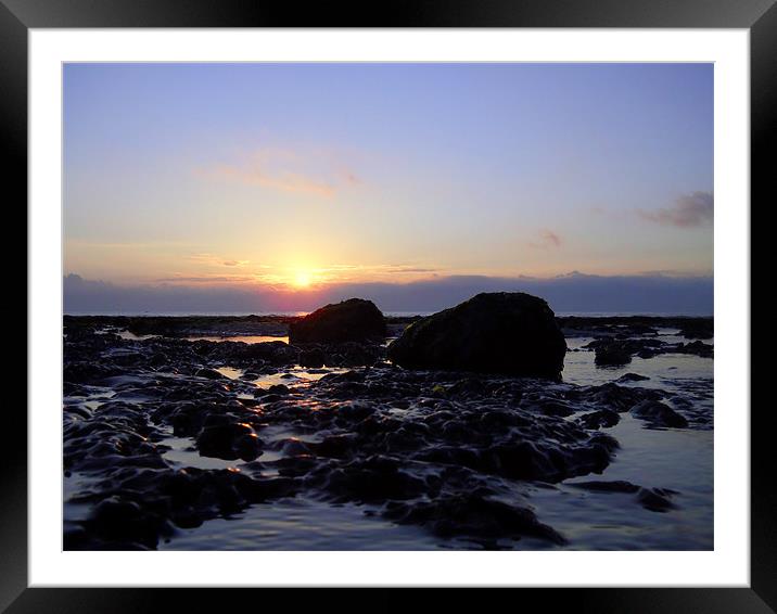 Eastbourne Sunrise Framed Mounted Print by camera man