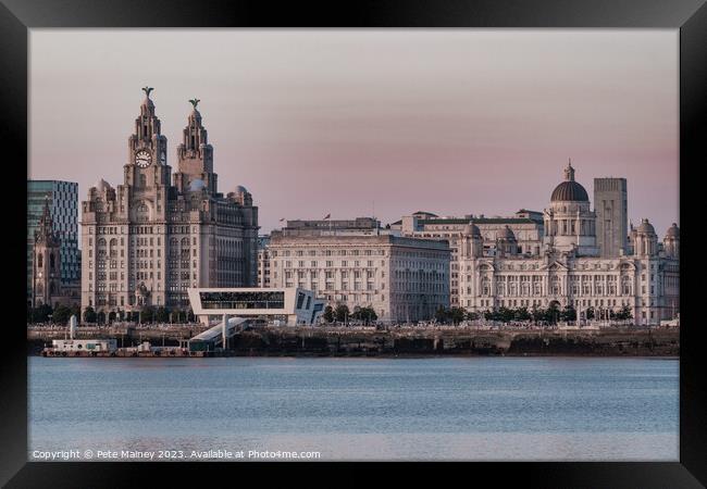 Liverpool's Three Graces Framed Print by Pete Mainey