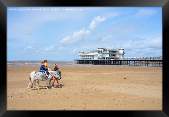 Weston Super Mare Framed Print by Alison Chambers
