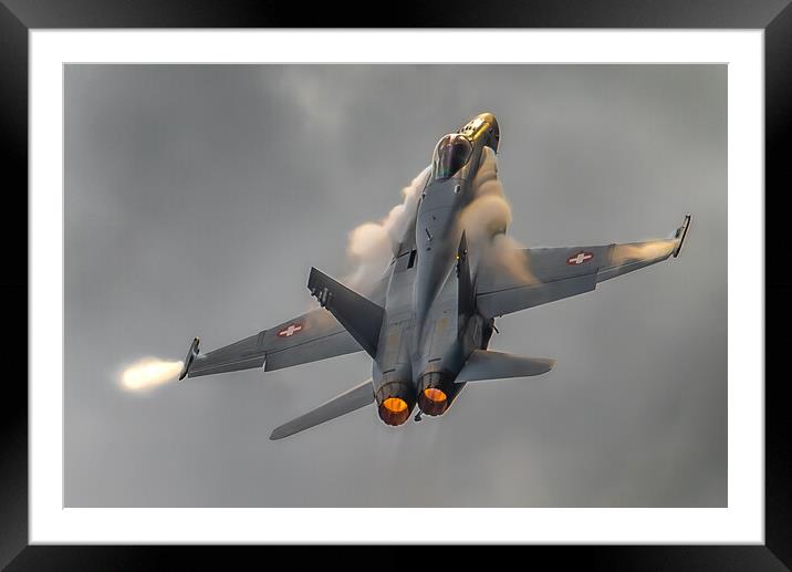 Hornet Power Framed Mounted Print by Gareth Burge Photography