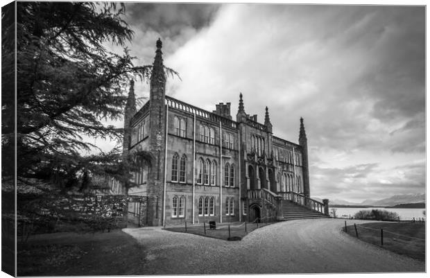 Ross Priory Angle Canvas Print by Gareth Burge Photography