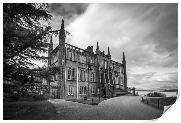 Ross Priory Angle Print by Gareth Burge Photography
