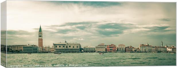 Grand Canal in Venice, Italy. Canvas Print by Cristi Croitoru