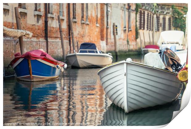 Picturesque Scene from Venice. Print by Cristi Croitoru