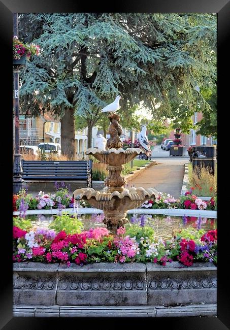 Early morning colours in Brightlingsea Town  Framed Print by Tony lopez