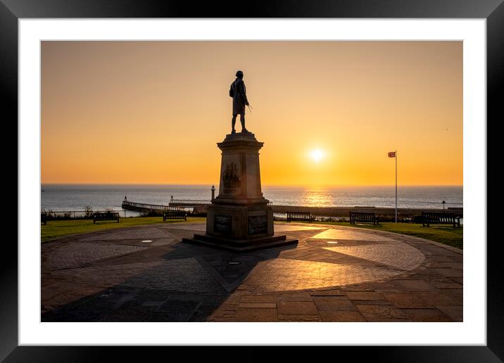 James Cook Sunrise Framed Mounted Print by Steve Smith