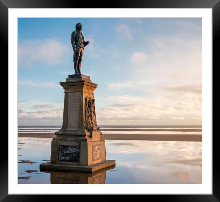 Captain Cook Statue Whitby Dreams Framed Mounted Print by Tim Hill