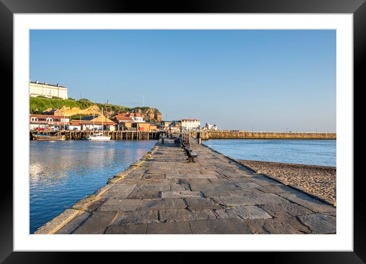 Whitby North Yorkshire Framed Mounted Print by Steve Smith