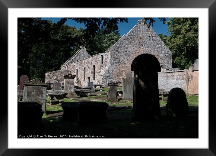 "Whispers of History: Peter Kirk at Duffus" Framed Mounted Print by Tom McPherson