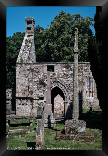 "Enchanting Ruins: The Ancient Church of Duffus" Framed Print by Tom McPherson