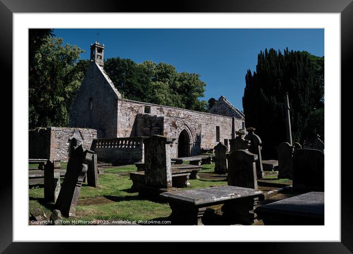 "Ethereal Ruins of Duffus Church" Framed Mounted Print by Tom McPherson