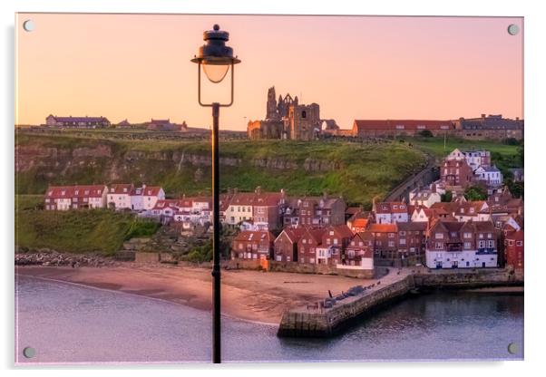 Whitby: Wonderful Whitby Acrylic by Tim Hill