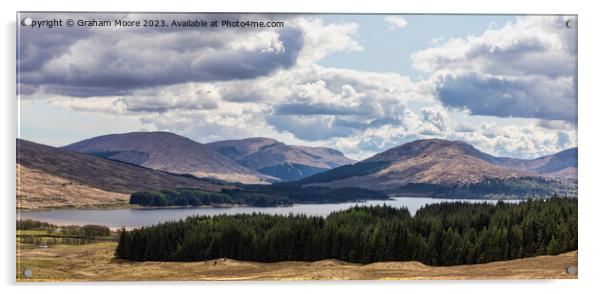 Loch Tulla pan Acrylic by Graham Moore