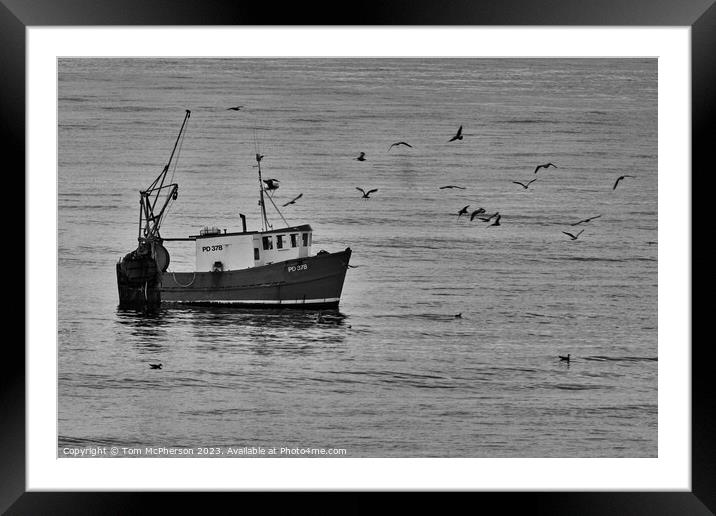 "Serenity by the Shore" Framed Mounted Print by Tom McPherson