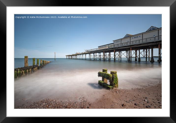 Teignmouth Pier Framed Mounted Print by Katie McGuinness