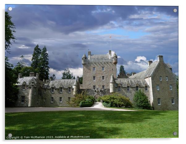 The Enchanting Cawdor Castle Acrylic by Tom McPherson