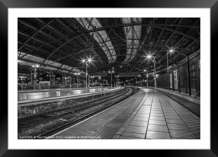 Lime Street Liverpool Framed Mounted Print by Paul Madden