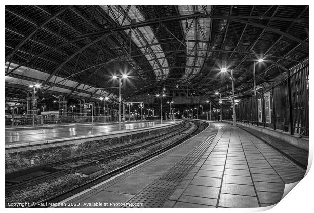 Lime Street Liverpool Print by Paul Madden