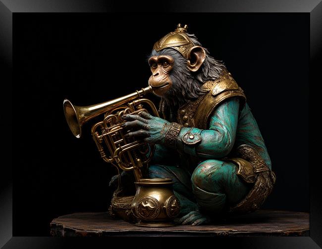 Brass Monkey Framed Print by Steve Smith