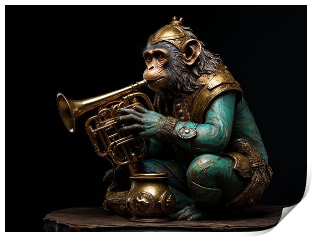 Brass Monkey Print by Steve Smith