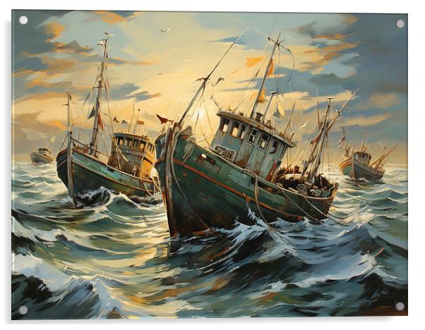 A Rising Tide Lifts All Boats Acrylic by Steve Smith