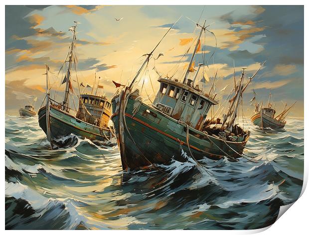 A Rising Tide Lifts All Boats Print by Steve Smith