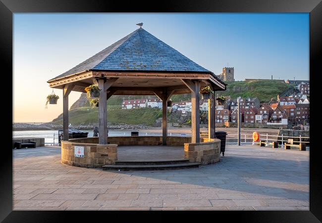 Whitby Bandstand Framed Print by Steve Smith