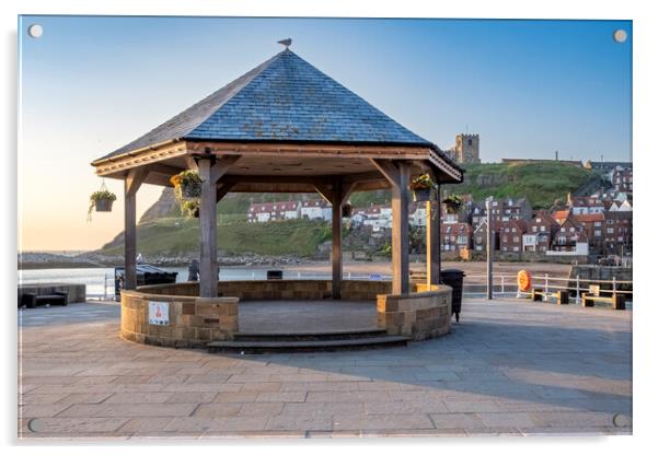 Whitby Bandstand Acrylic by Steve Smith