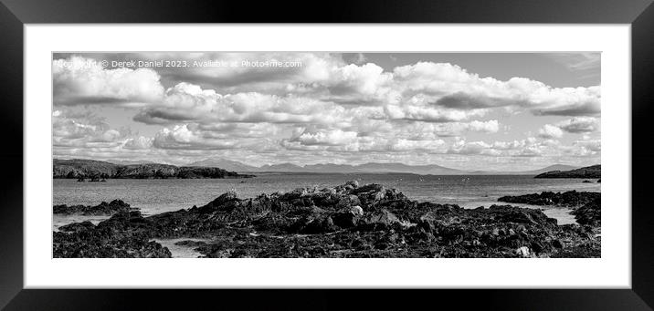 Borthwen Beach, Rhoscolyn, Anglesey Framed Mounted Print by Derek Daniel
