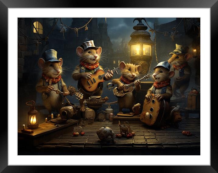 When The Cats Away The Mice Will Play Framed Mounted Print by Steve Smith