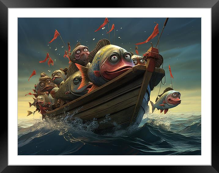 Plenty More Fish In The Sea Framed Mounted Print by Steve Smith