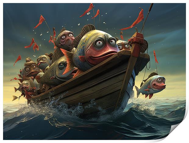 Plenty More Fish In The Sea Print by Steve Smith