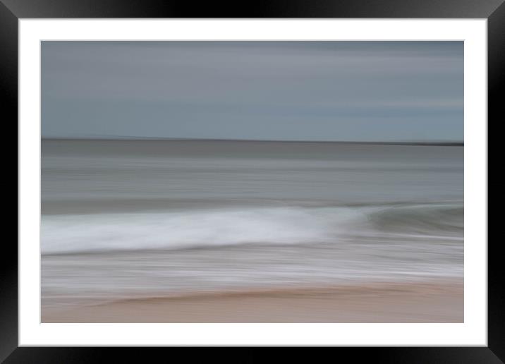 Wave  Framed Mounted Print by Alan Sinclair