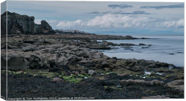 "Serenity in Cummingston Bay" Canvas Print by Tom McPherson