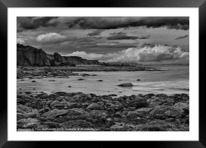 "Sculpted Beauty on the Moray Coast" Framed Mounted Print by Tom McPherson