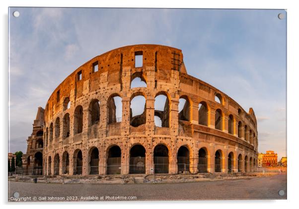 Views around the Italian city of Rome Acrylic by Gail Johnson