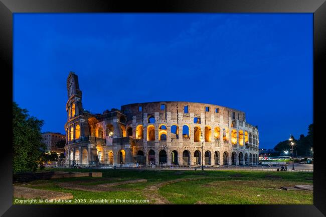 Views around the Italian city of Rome Framed Print by Gail Johnson