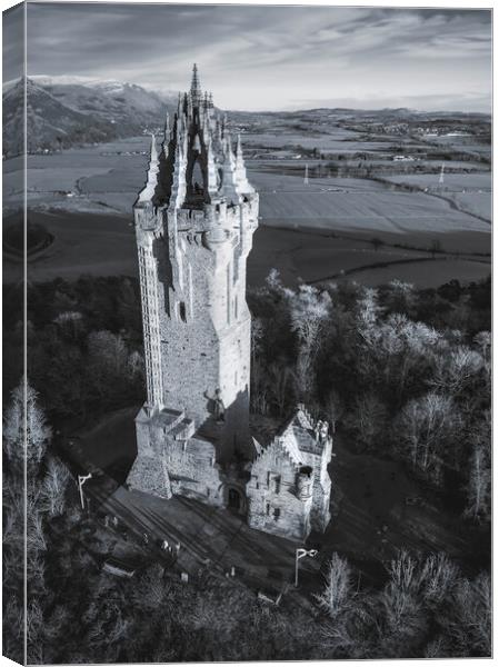 The Wallace Monument Canvas Print by Anthony McGeever