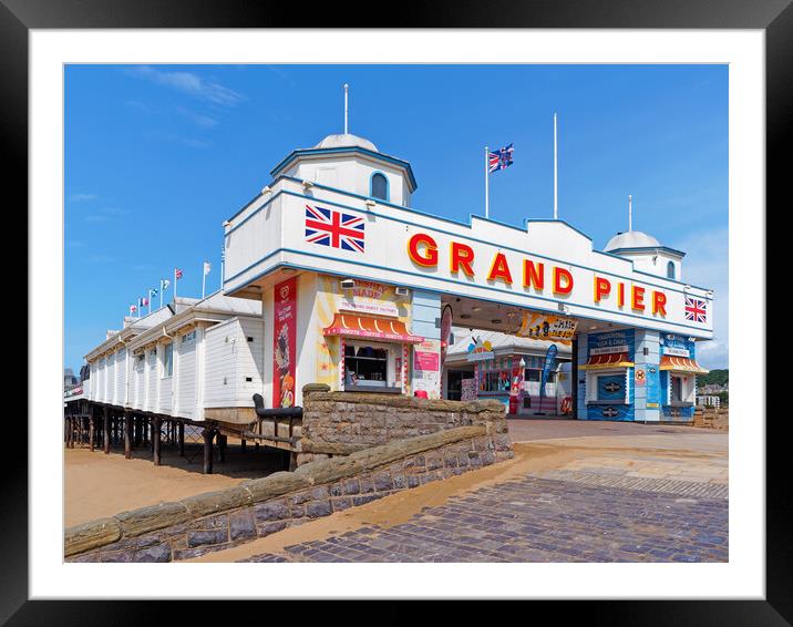 The Grand Pier Weston-super-Mare Framed Mounted Print by Darren Galpin