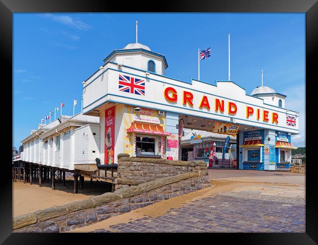 The Grand Pier Weston-super-Mare Framed Print by Darren Galpin