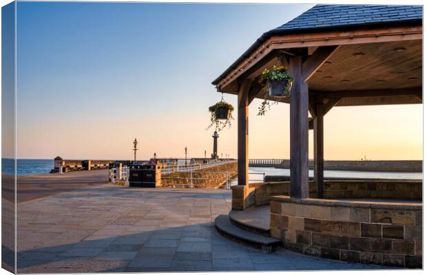 Whitby Bandstand North Yorkshire Canvas Print by Tim Hill